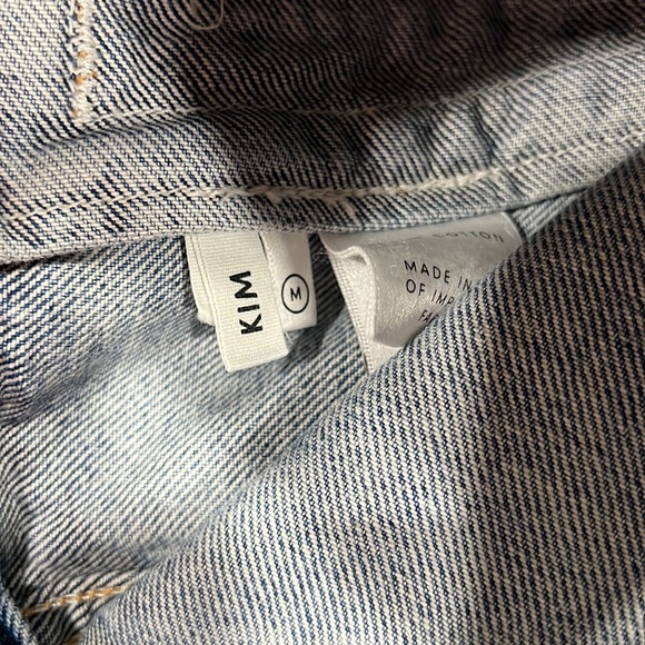 NEW GRLFRND Denim Kim Boyfriend Trucker Jacket - Picture 6 of 7
